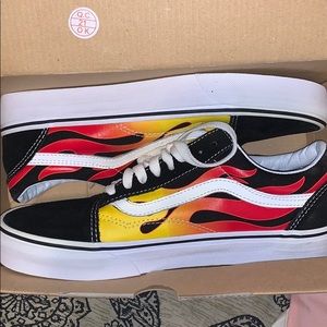 Old Skool Flame Vans